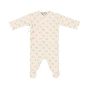NEW BEBE ORGANIC girl's aurele wrap footie in meadow